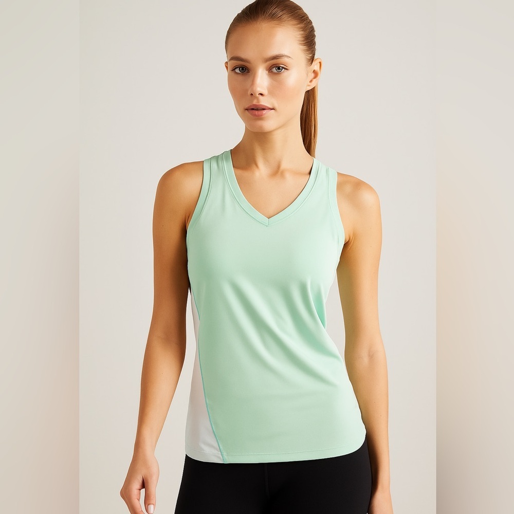 ALO Yoga Green Fitted Tank Top 💚🤍 - Picture 12 of 13